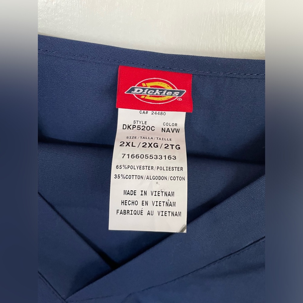 LOT of 3 Scrub SETS  PLUS 1 Scrub top all size 2 XL  unisex Dickies Cherokee NEW - Picture 6 of 16